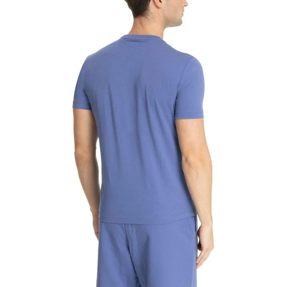 Футболка синяя Emporio Armani EA7 — фото 4