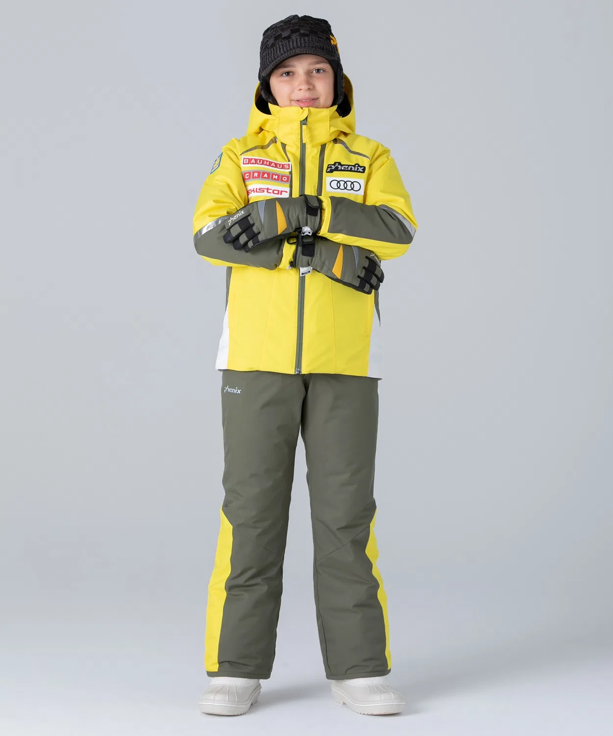 Костюм лыжный детский Phenix Sweden Junior Two-piece, зелёный