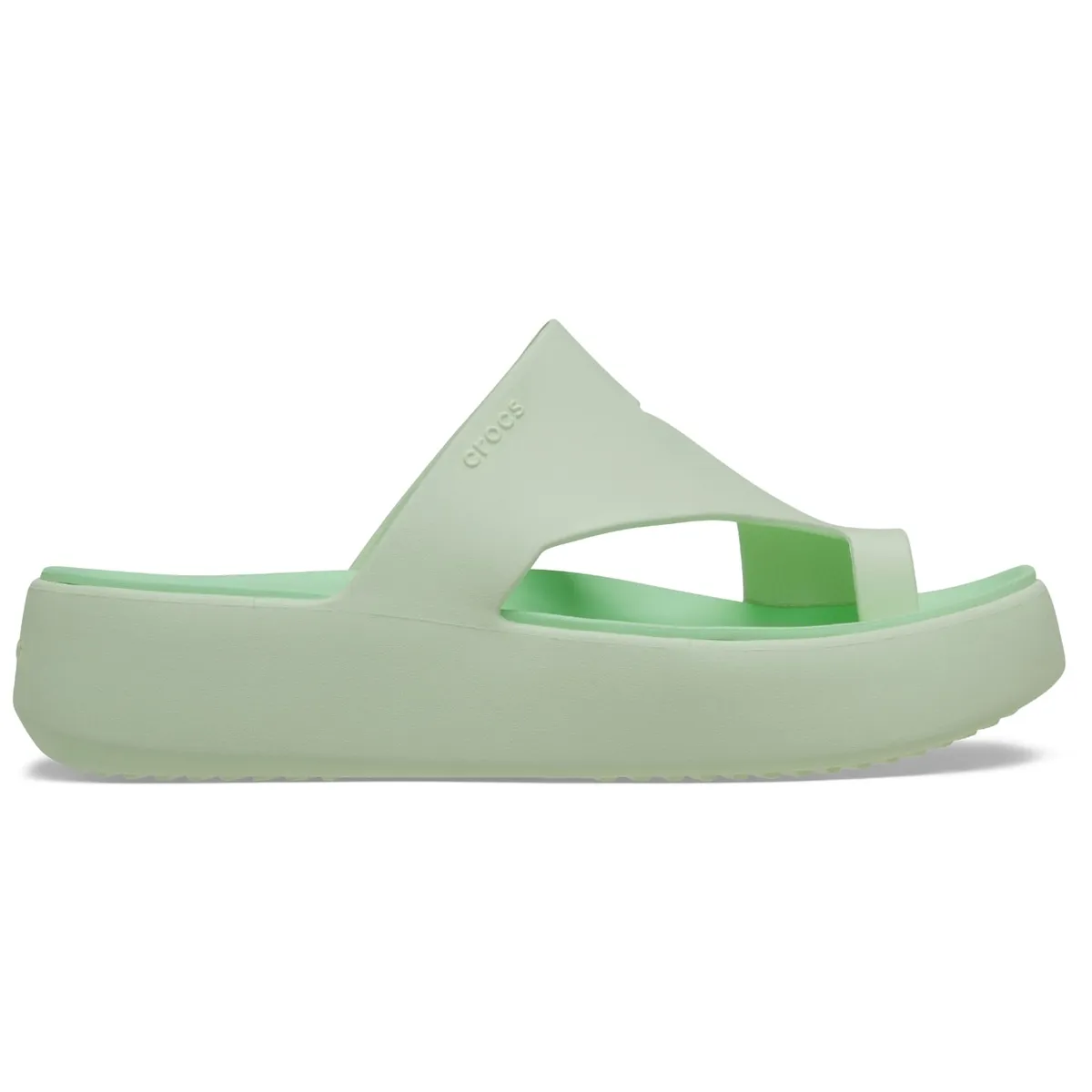 Женские сандалии Getaway с платформой и петлей для пальцев W Crocs, бирюзовый