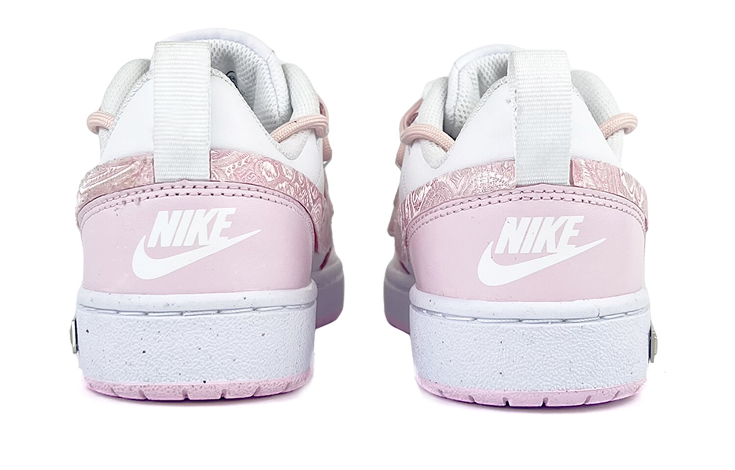 

Кеды, скейтборд обувь женская низкая розовый/белый Nike