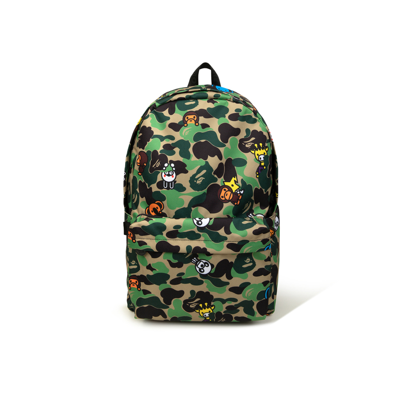 

BABY MILO STORE BY A BATHING APE Женский полиэстеровый рюкзак разноцветный, Green Camouflage GRQ