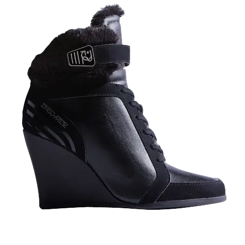 

Кроссовки Adidas Selena Gomez Winter Wedge Shoes, черный