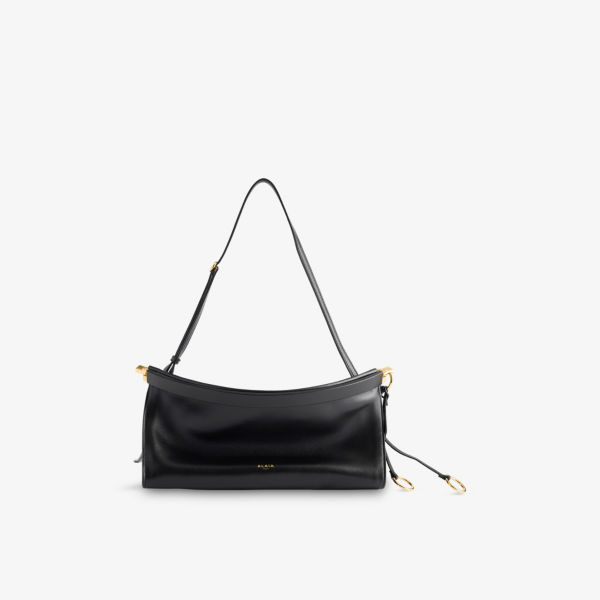 

Сумка кожаная Alaia Le Click East West, черный