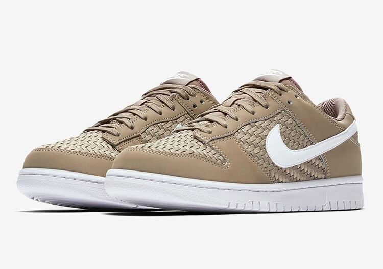 Кроссовки Nike Dunk Low, загар — фото 2
