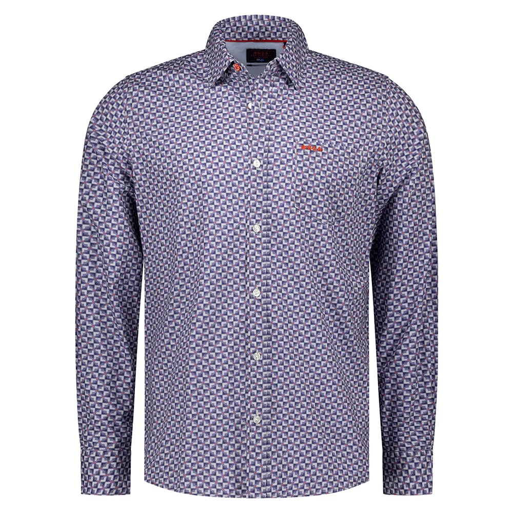 

Nza Новая Зеландия 25MN569 рубашка с длинным рукавом Nza new zealand, синий