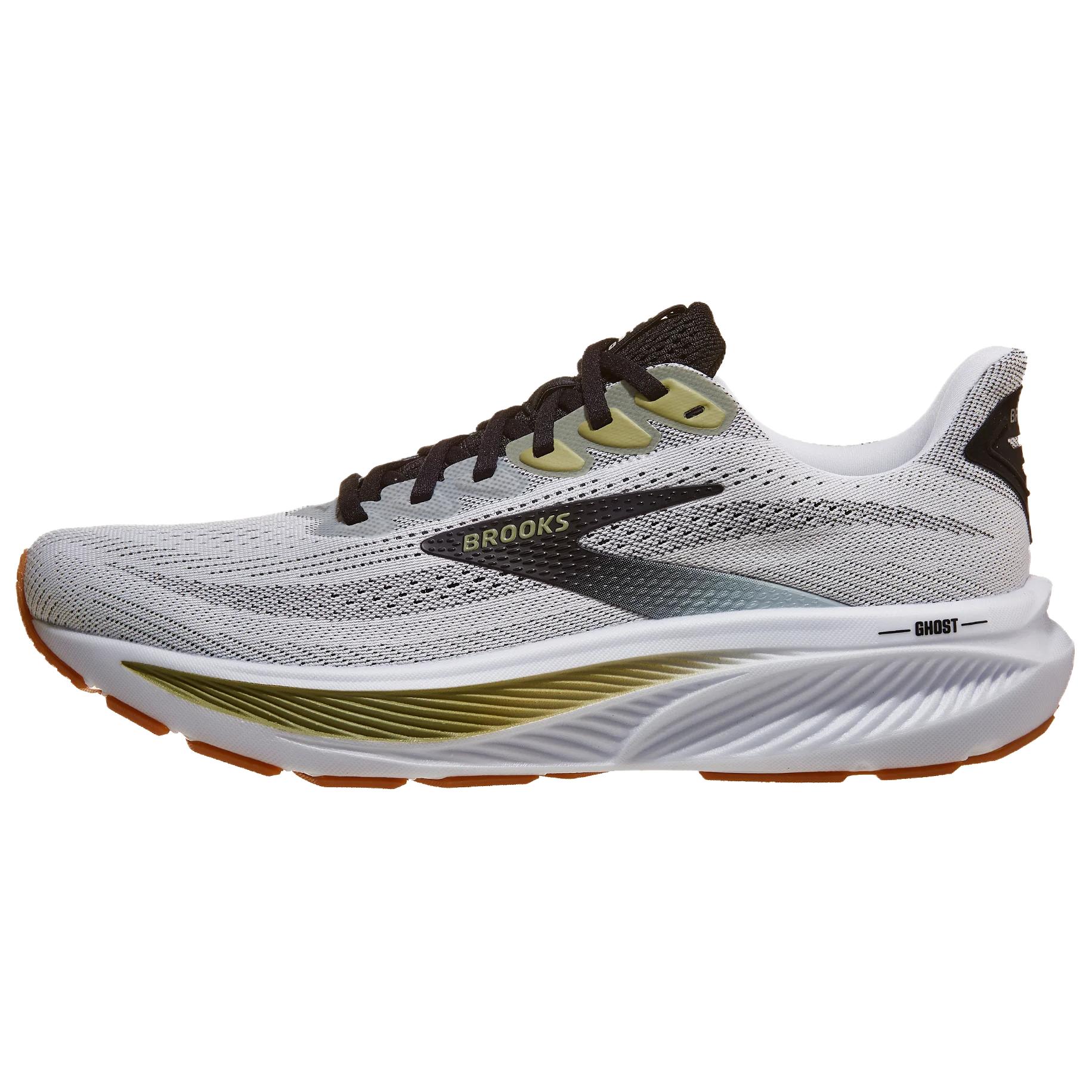

Кроссовки Ghost 17 износостойкие, низкие, повседневные, серые, мужские Brooks, Gray