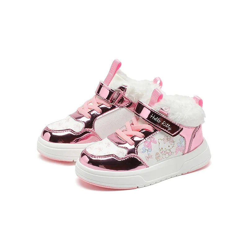 Hello Kitty кроссовки высокие с амортизацией, термостойкие, устойчивые к истиранию Sanrio, Hello Kitty - Pink and White — фото 4