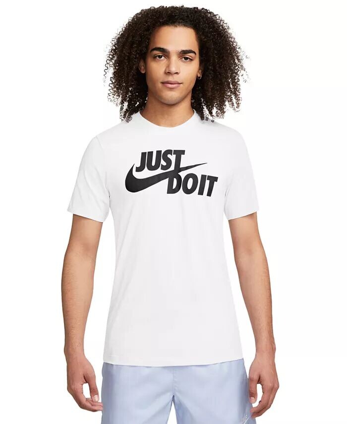 

Мужская спортивная одежда Футболка Just Do It Nike, белый