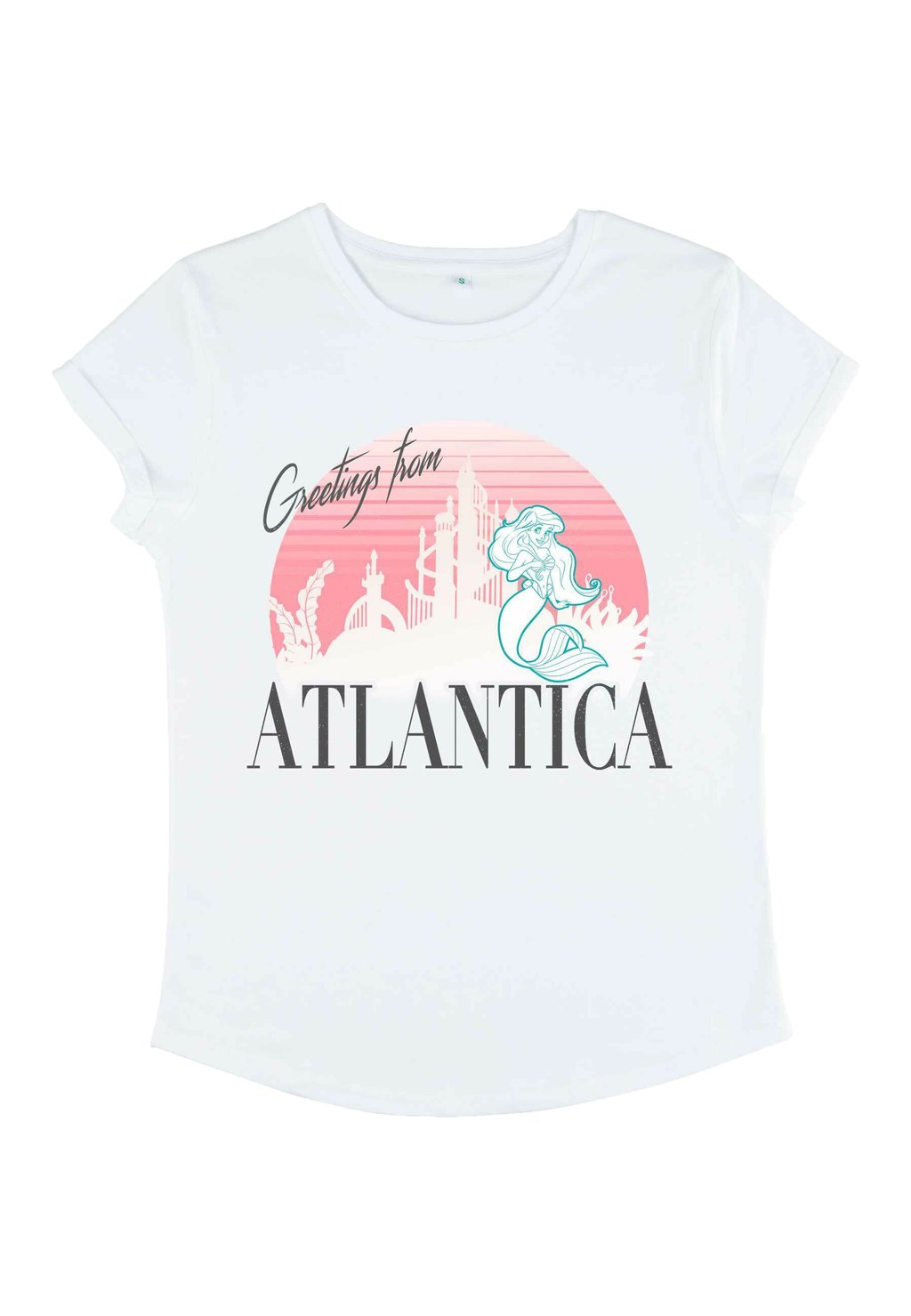

Футболка с принтом THE LITTLE MERMAID ATLANTICA GREETINGS Henry Tiger, белый