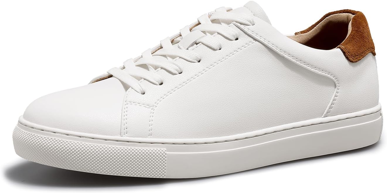 

Мужские классические кроссовки из дышащей кожи Оксфорд повседневные Hiwell, белый