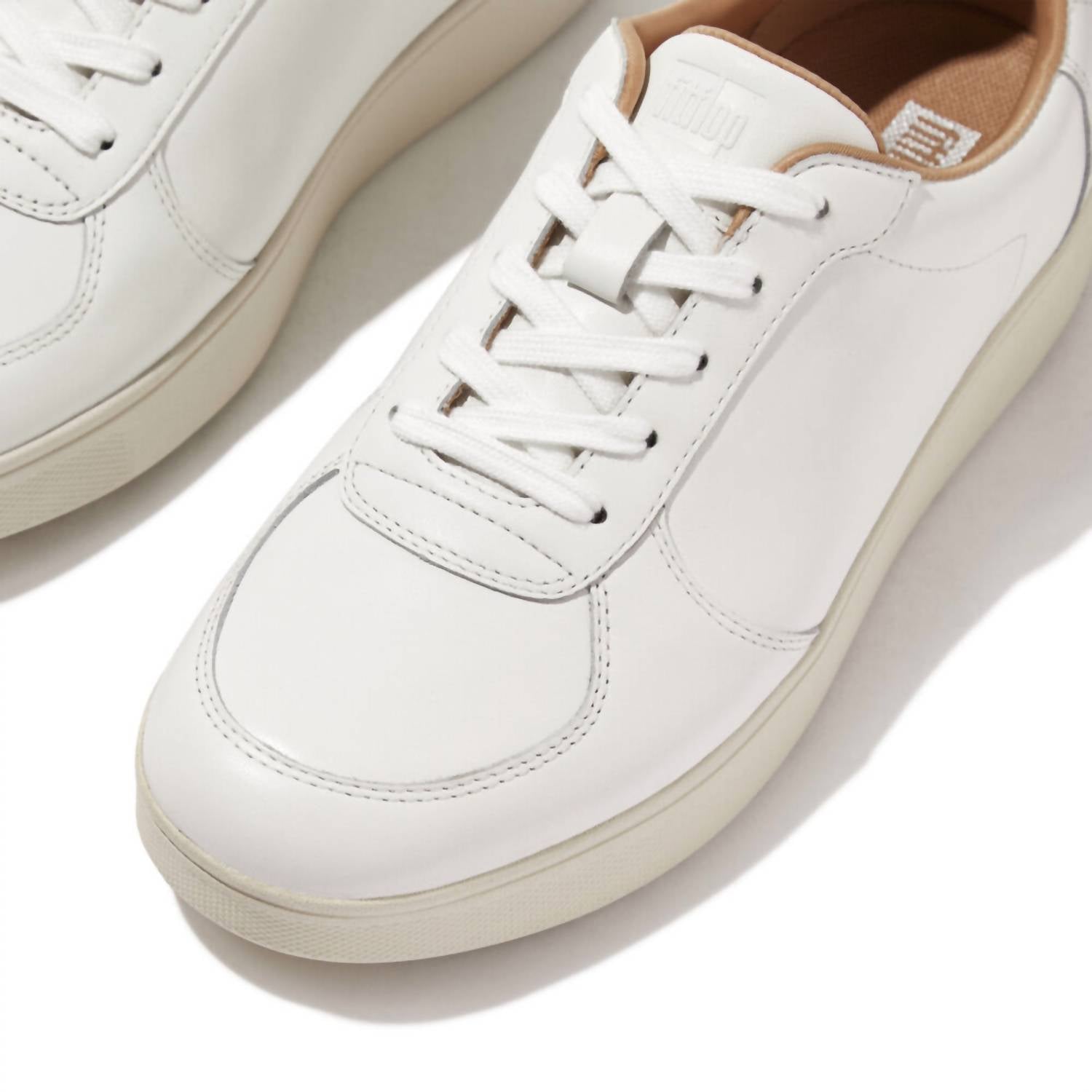 Женские кроссовки Rally с кожаными вставками в цвете Urban White Fitflop — фото 3