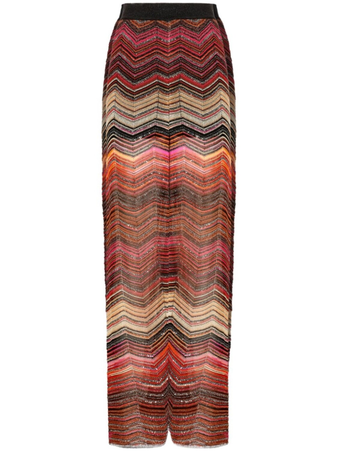 

Missoni брюки палаццо с узором зигзаг, красный