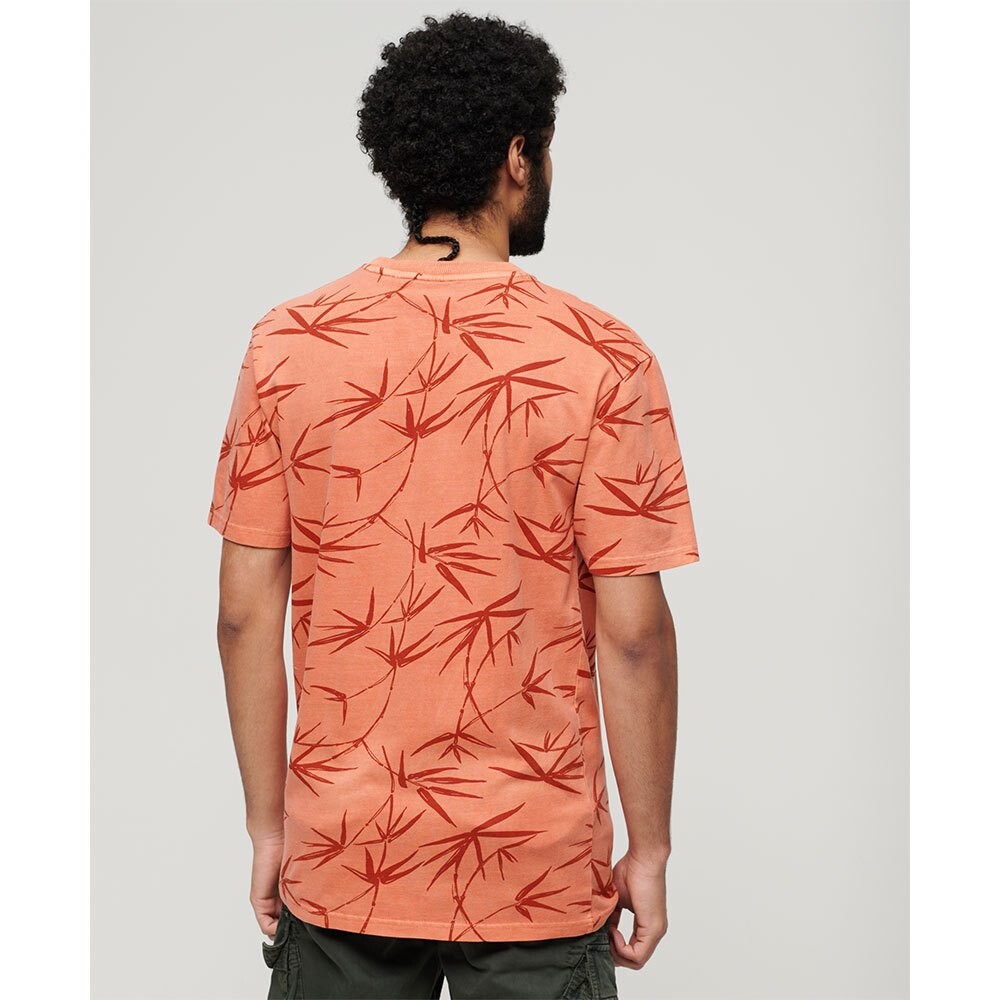 Футболка с коротким рукавом Superdry Vintage Overdye Printed, оранжевый — фото 2