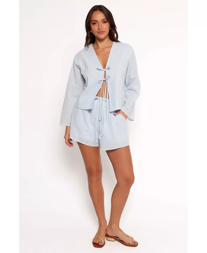 

Женский комплект Flynn Short - бледно-голубой Petal and Pup, синий