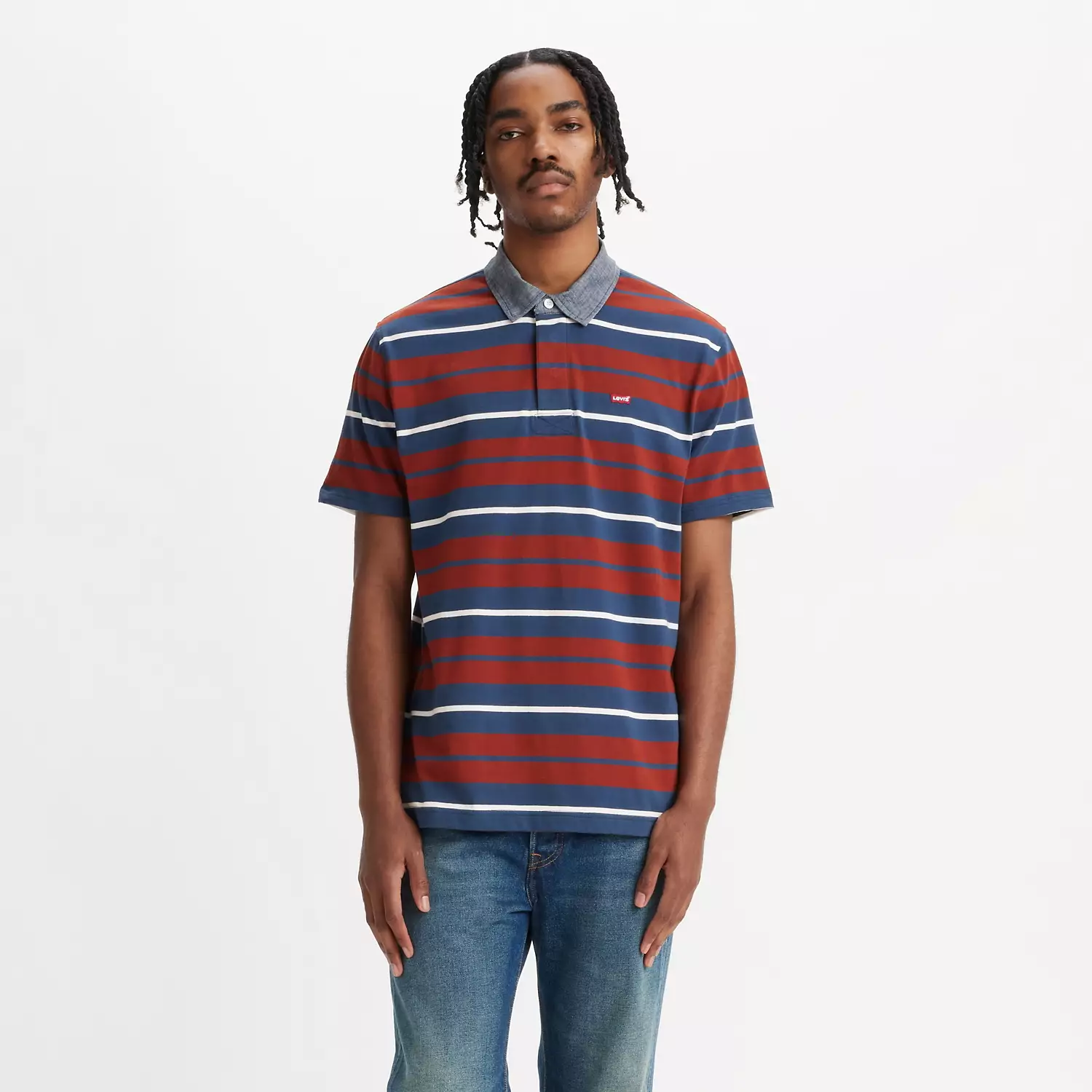 

Классическая рубашка для регби с короткими рукавами Levi's, мультиколор