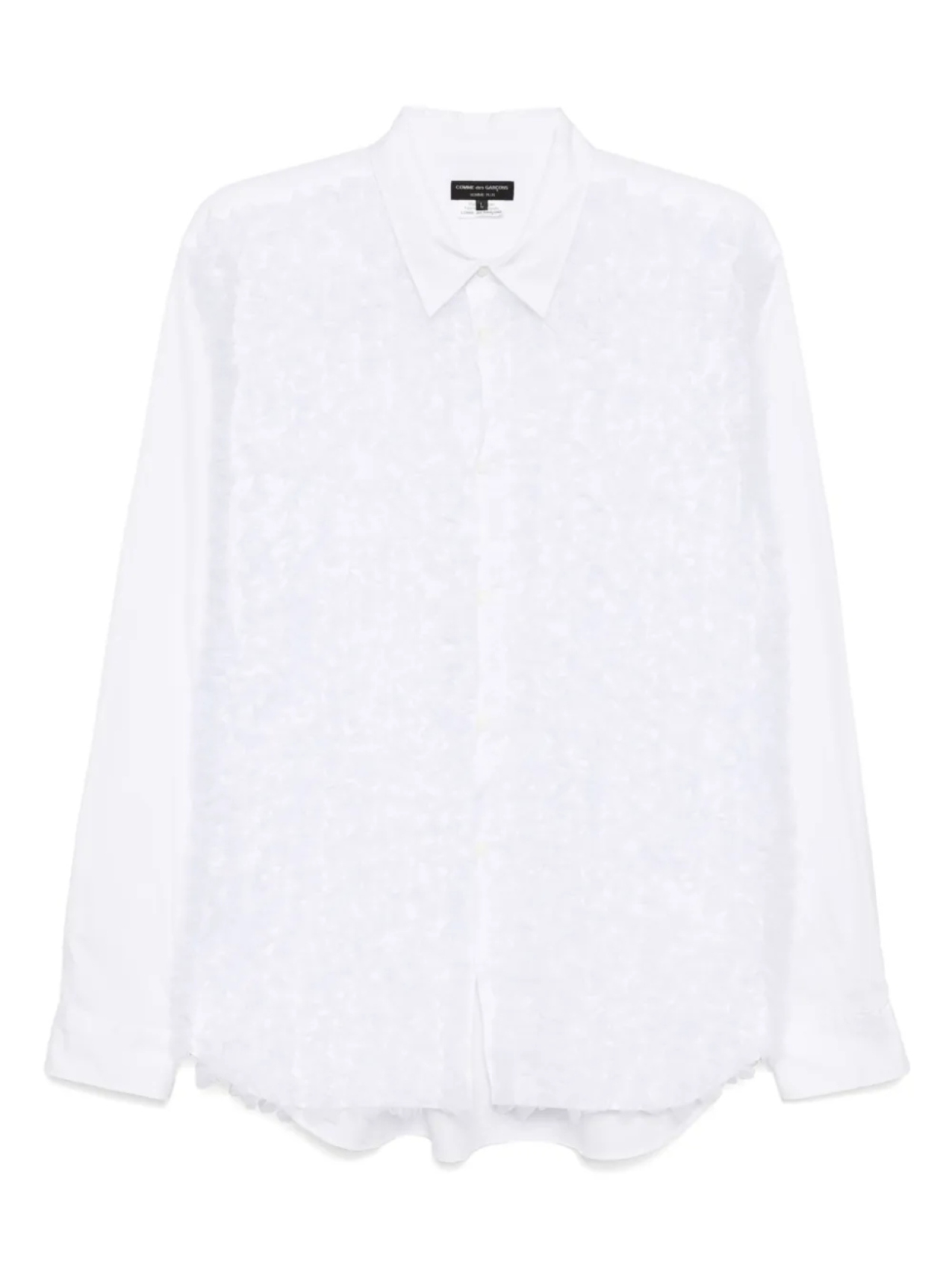 

Рубашка с помпонами Comme des Garçons Homme Plus, белый