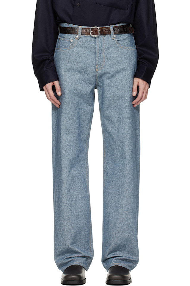 

Джинсы прямого кроя Jacquemus, синий