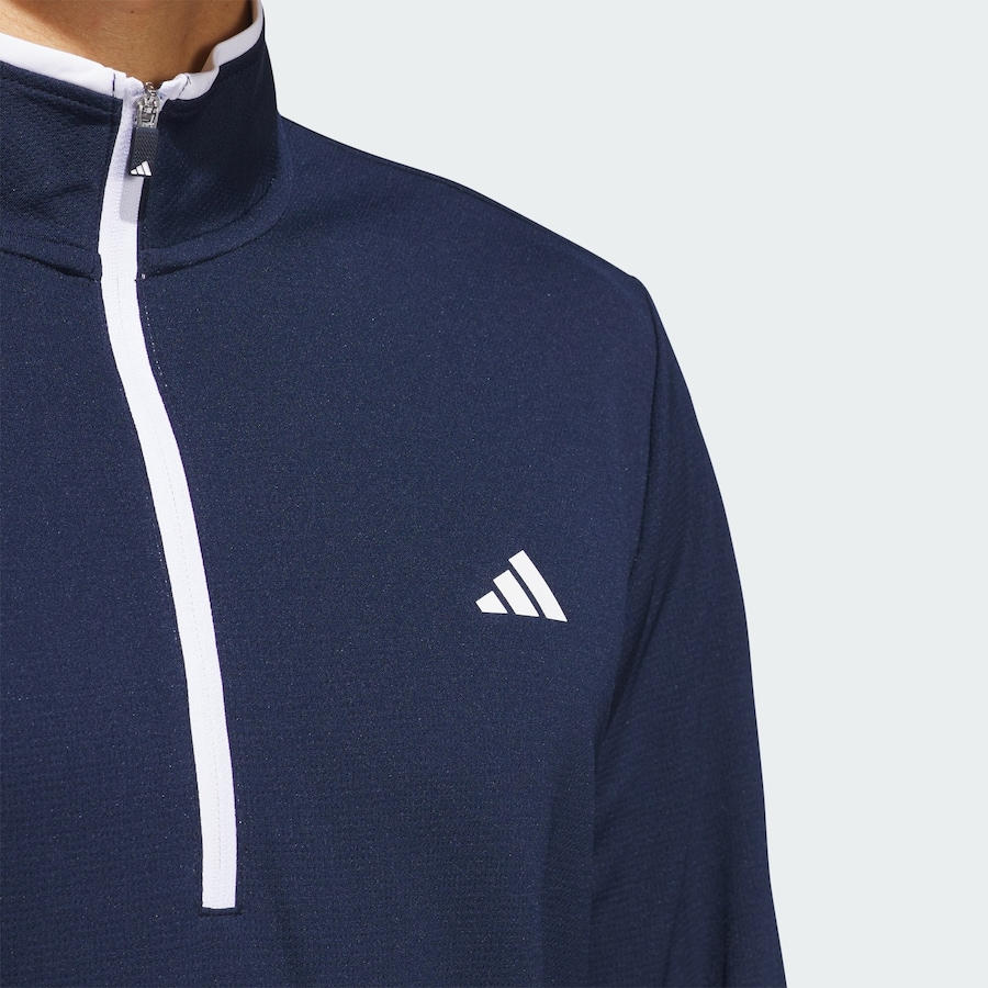 Спортивная толстовка ADIDAS GOLF Lightweight Half-Zip, темно-синий — фото 4