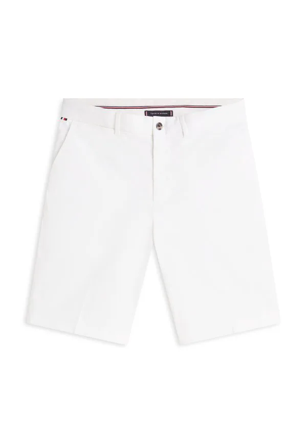 Бруклинские атласные узкие шорты-чиносы Tommy Hilfiger, White — фото 3