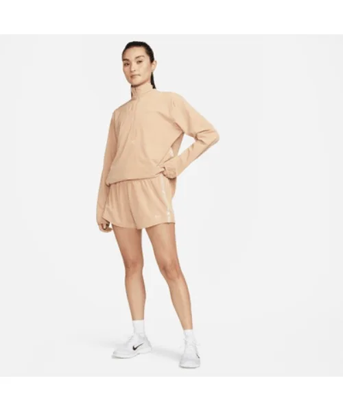 Женские шорты для бега Nike Dri-FIT Air DF MR 3-inch коричневые — фото 4
