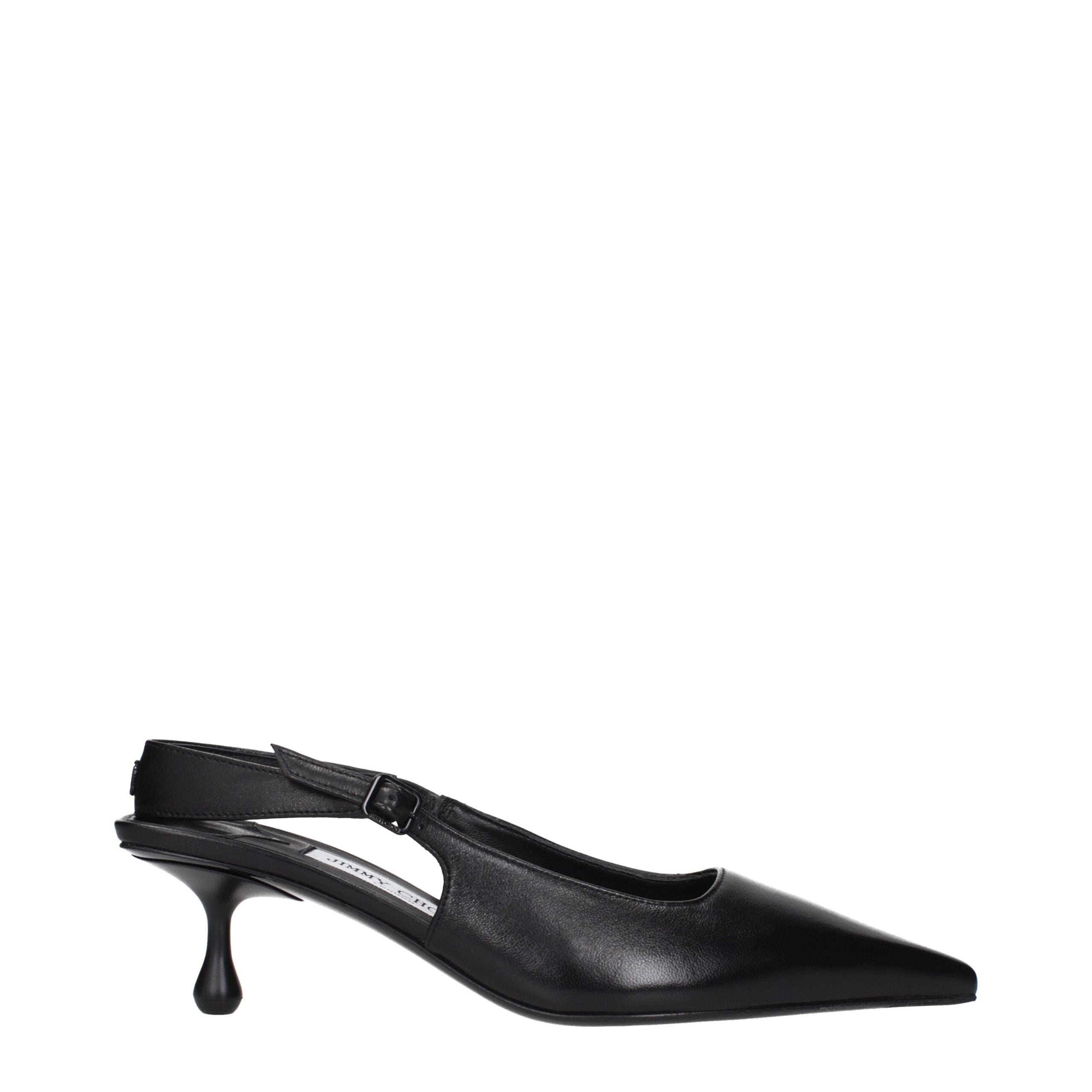 Джимми Чу Кожаные женские мюли Jimmy Choo, черный