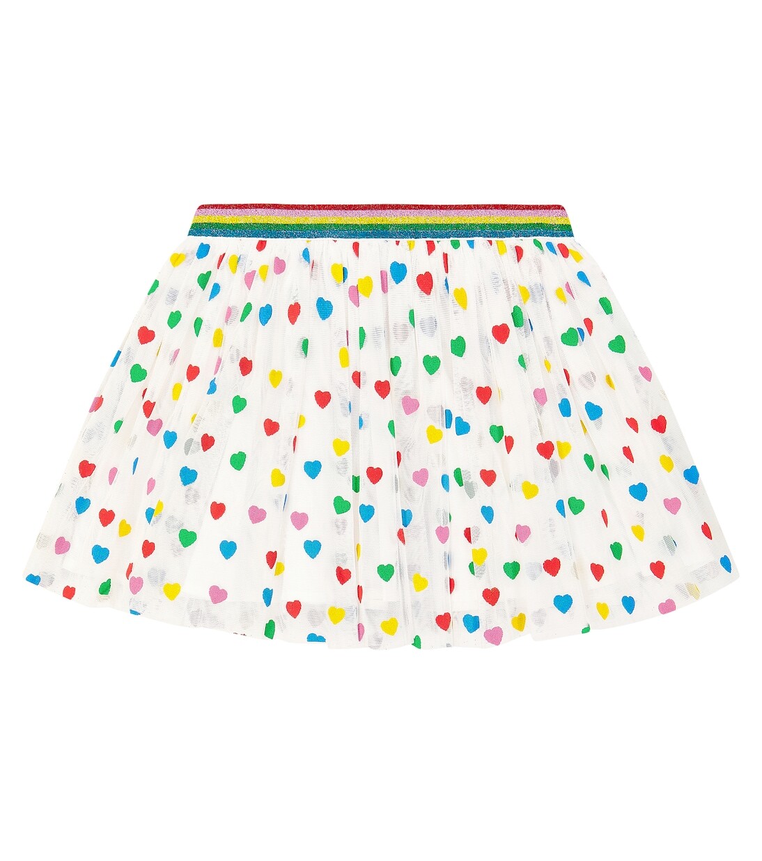 

Тюлевая юбка с принтом Stella Mccartney Kids, мультиколор