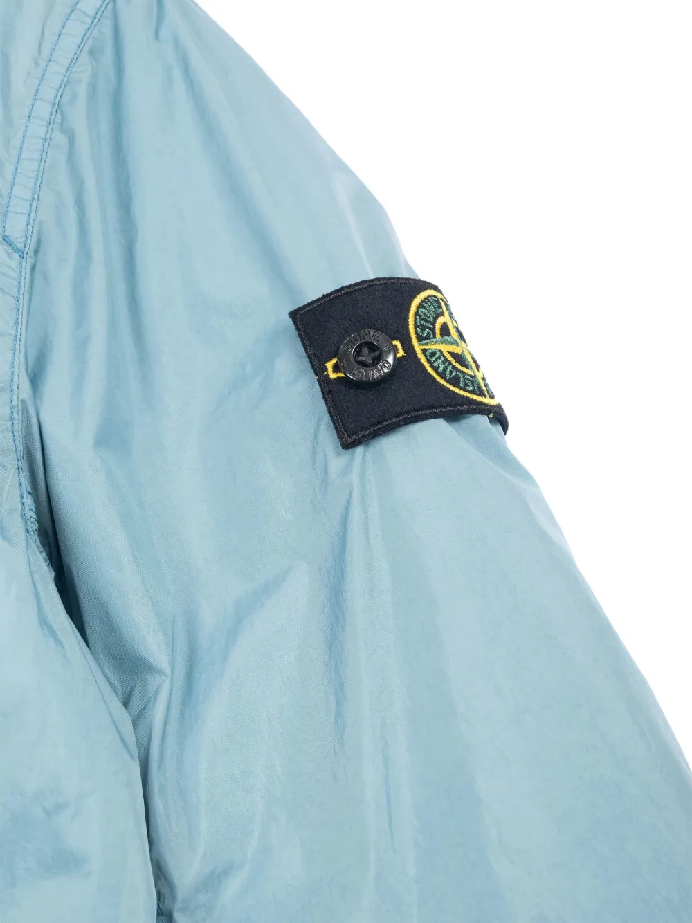 Куртка-бомбер с капюшоном Stone Island Junior, синий — фото 3