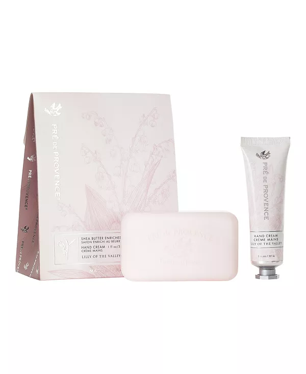 Подарочный набор Pre de Provence Heritage: 150 г мыла и 30 мл крема для рук European Soaps, lily of the valley