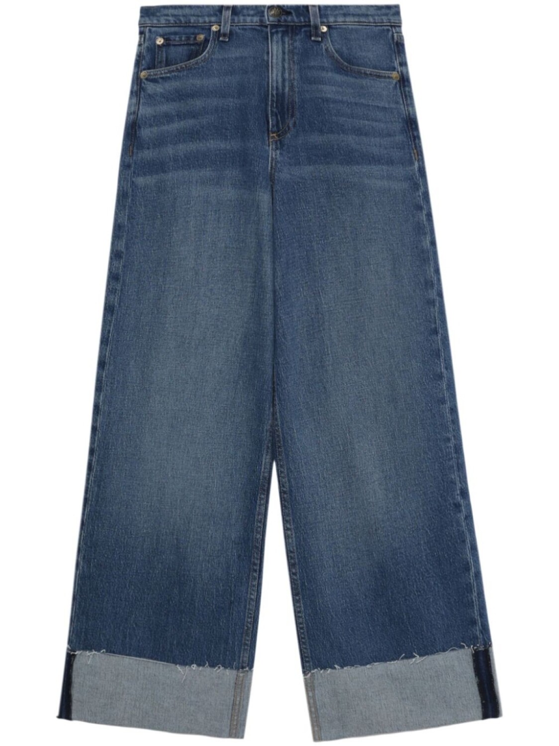 

Джинсы с широкими штанинами Rag & bone, синий