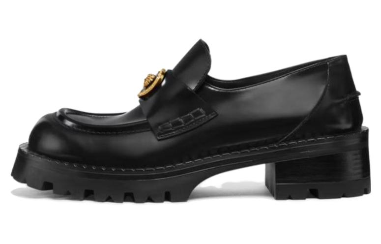 VERSACE Женские лоферы T.35 «Черные»