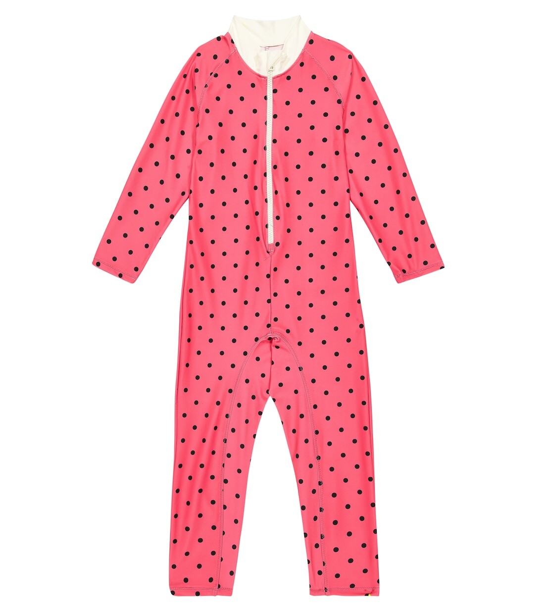 

Купальник-рашгард в горошек Mini Rodini, розовый