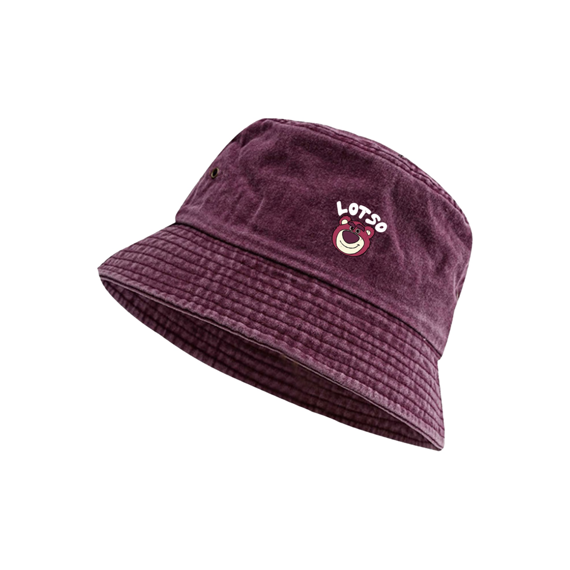 

Disney Хлопковая панама унисекс серии "Медвежонок с клубникой", Burgundy