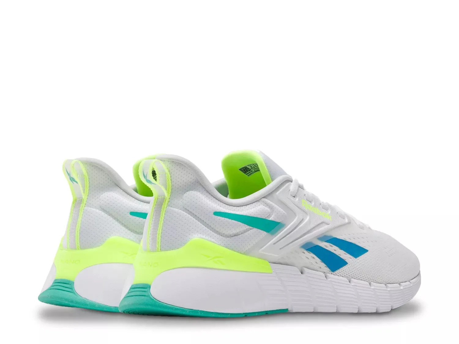 Кроссовки Reebok Nano Gym Training Shoe — мужские, белые/зеленые — фото 3