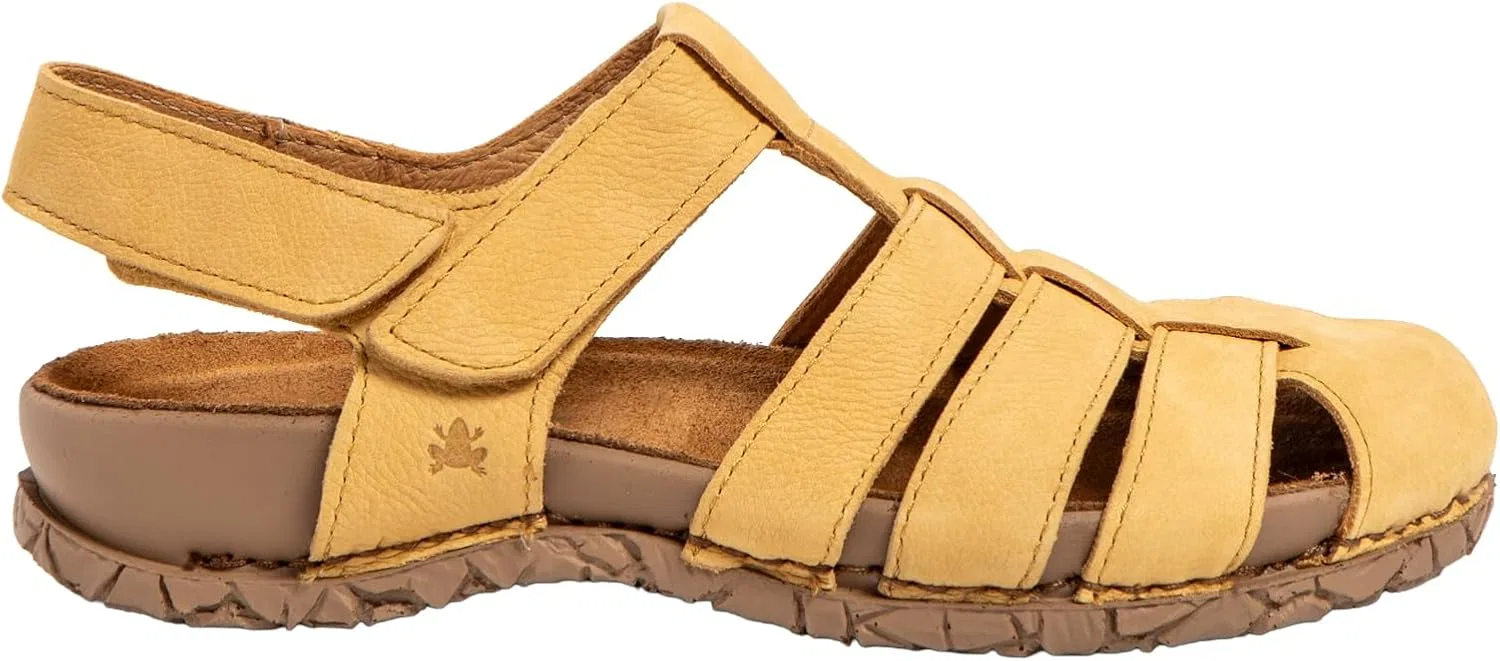 Сандалии El Naturalista Unisex N5862 Tabernas на плоской платформе, медовый