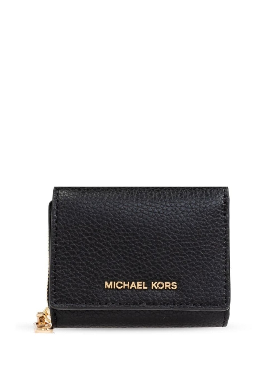 

Michael Michael Kors маленький кошелек Empire с зернистой отделкой, тройного сложения, черный