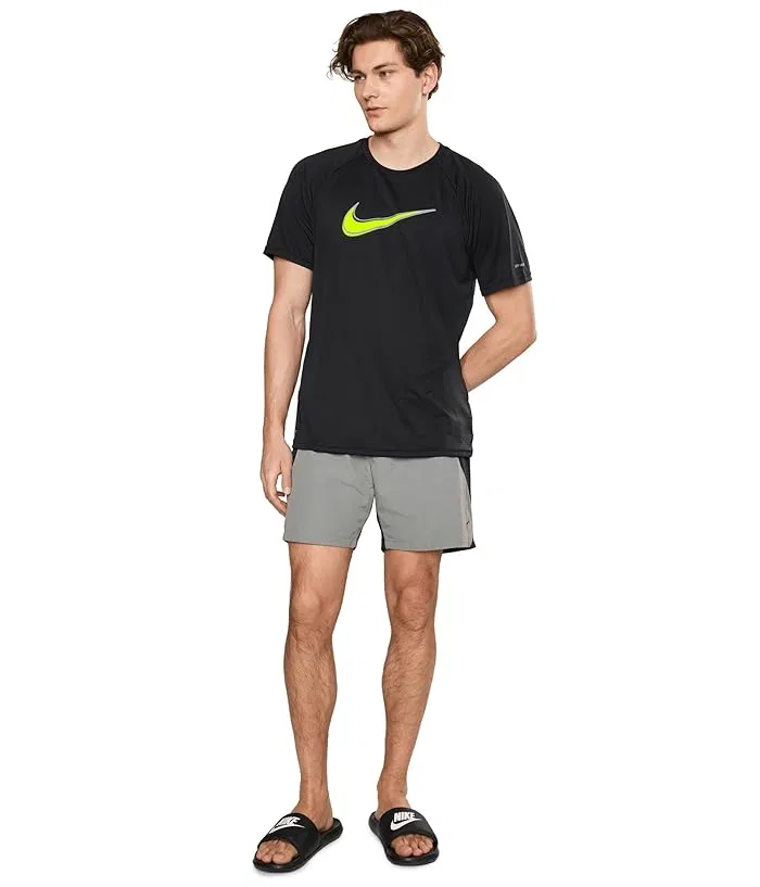 Плавки Nike Zip Color Block 7" Fully Lined Volley, Black — фото 2
