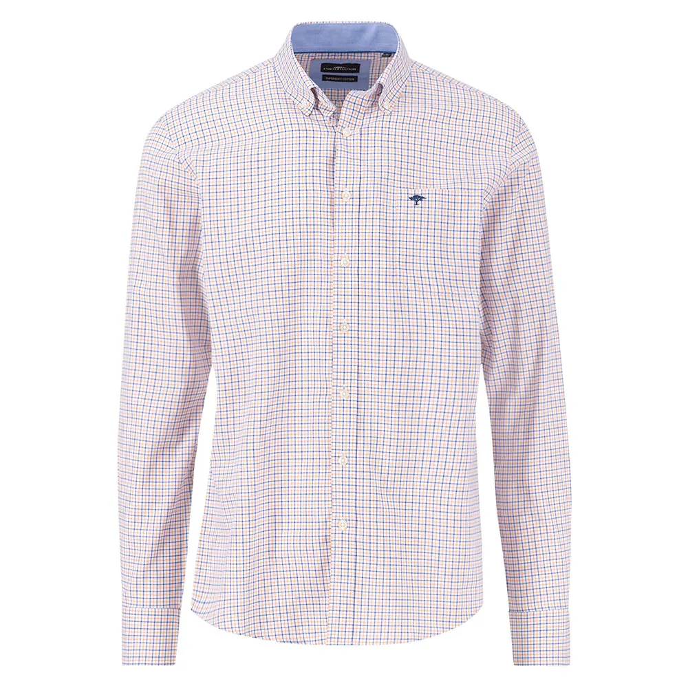 

Рубашка Fynch Hatton Summer Oxford Check, оранжевый