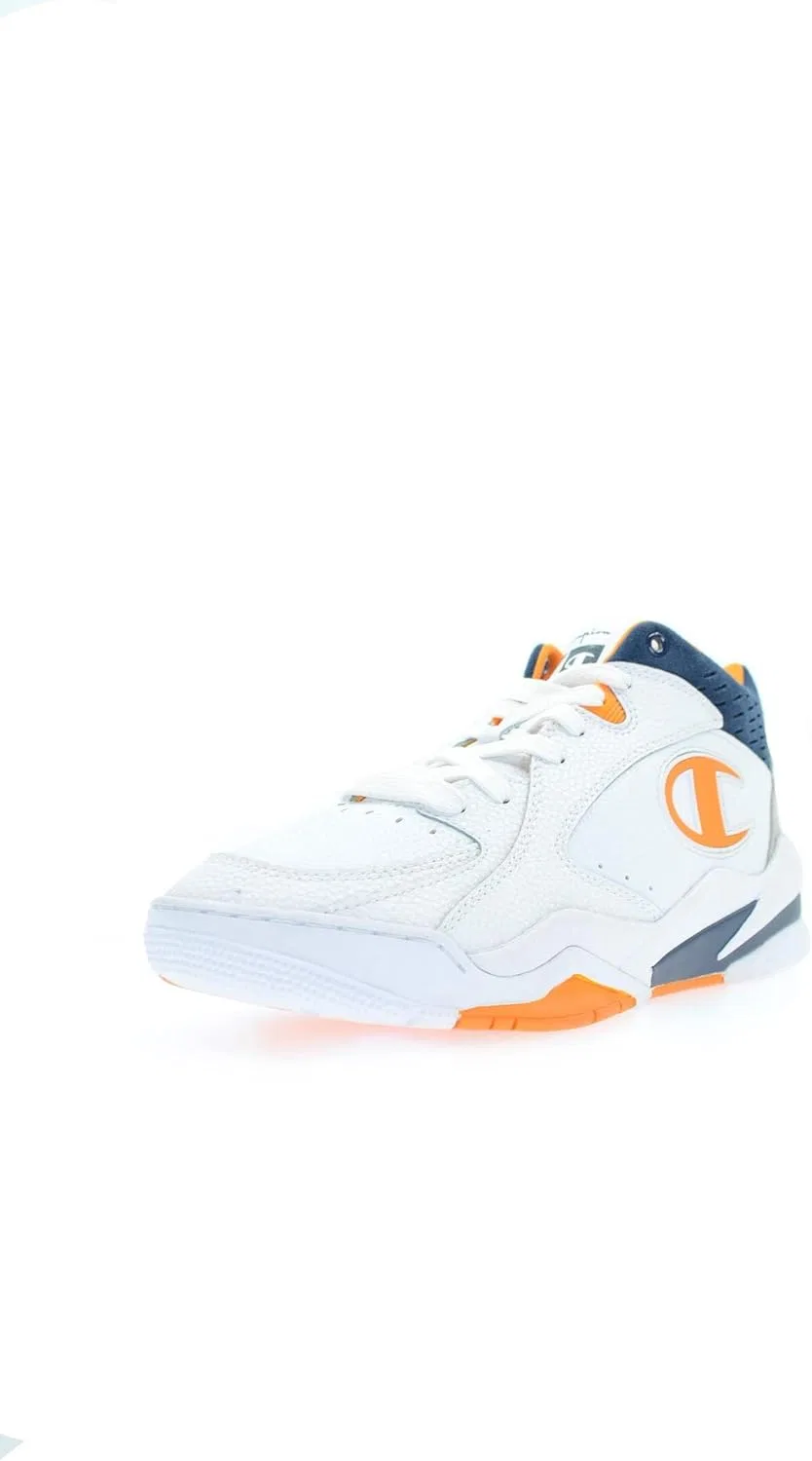 Кроссовки Champion Zone Mid White/RBL/White/Orange — фото 4