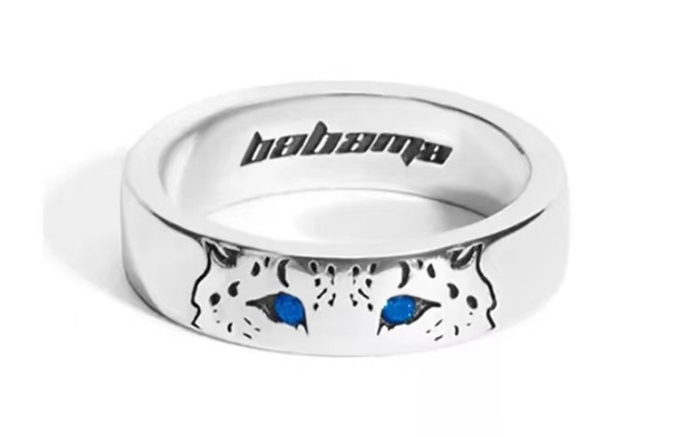 

BABAMA Кольцо из стерлингового серебра 925 пробы Unisex