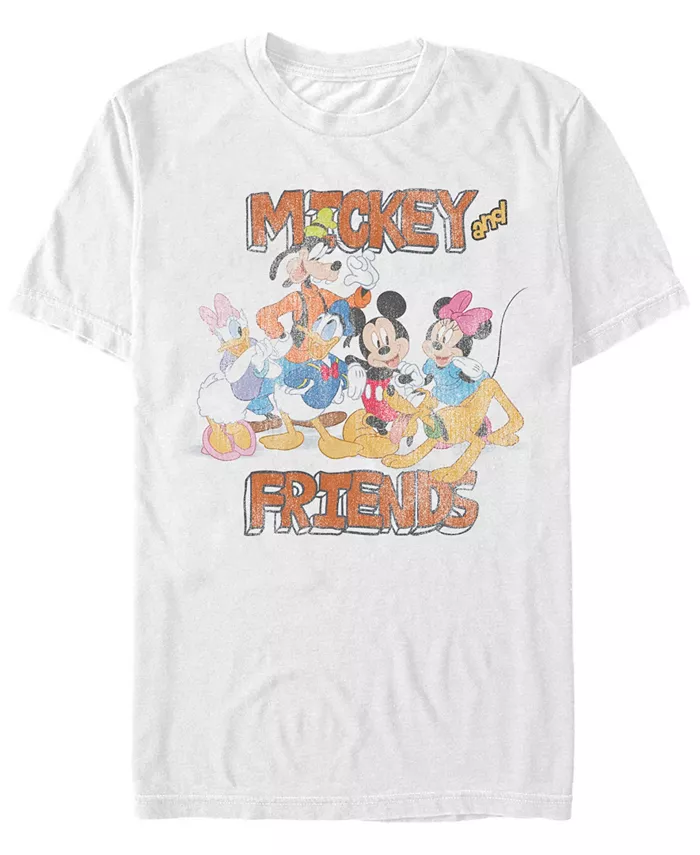 

Мужская футболка с коротким рукавом Mickey Classic Mickey and Friends Fifth Sun, белый