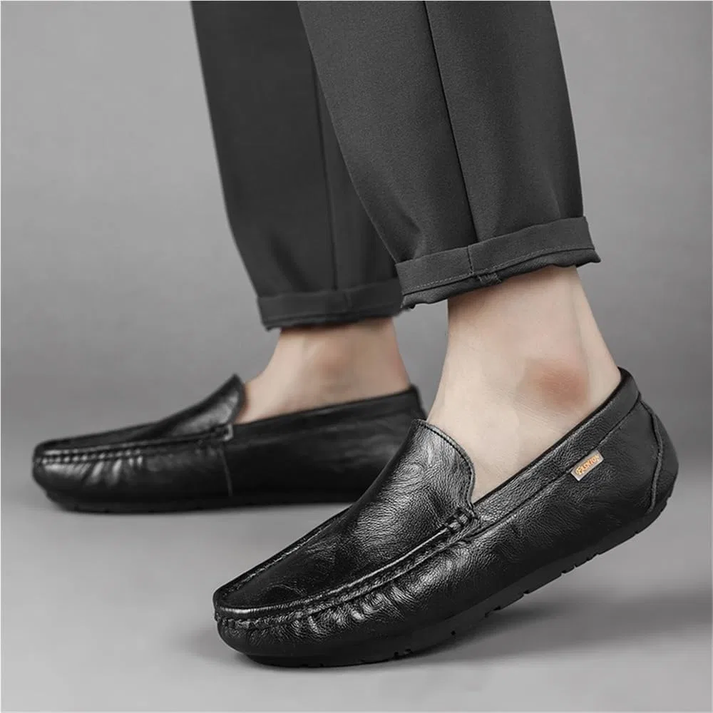 Лоферы из искусственной кожи Black DHFIRUFSHLO — фото 3