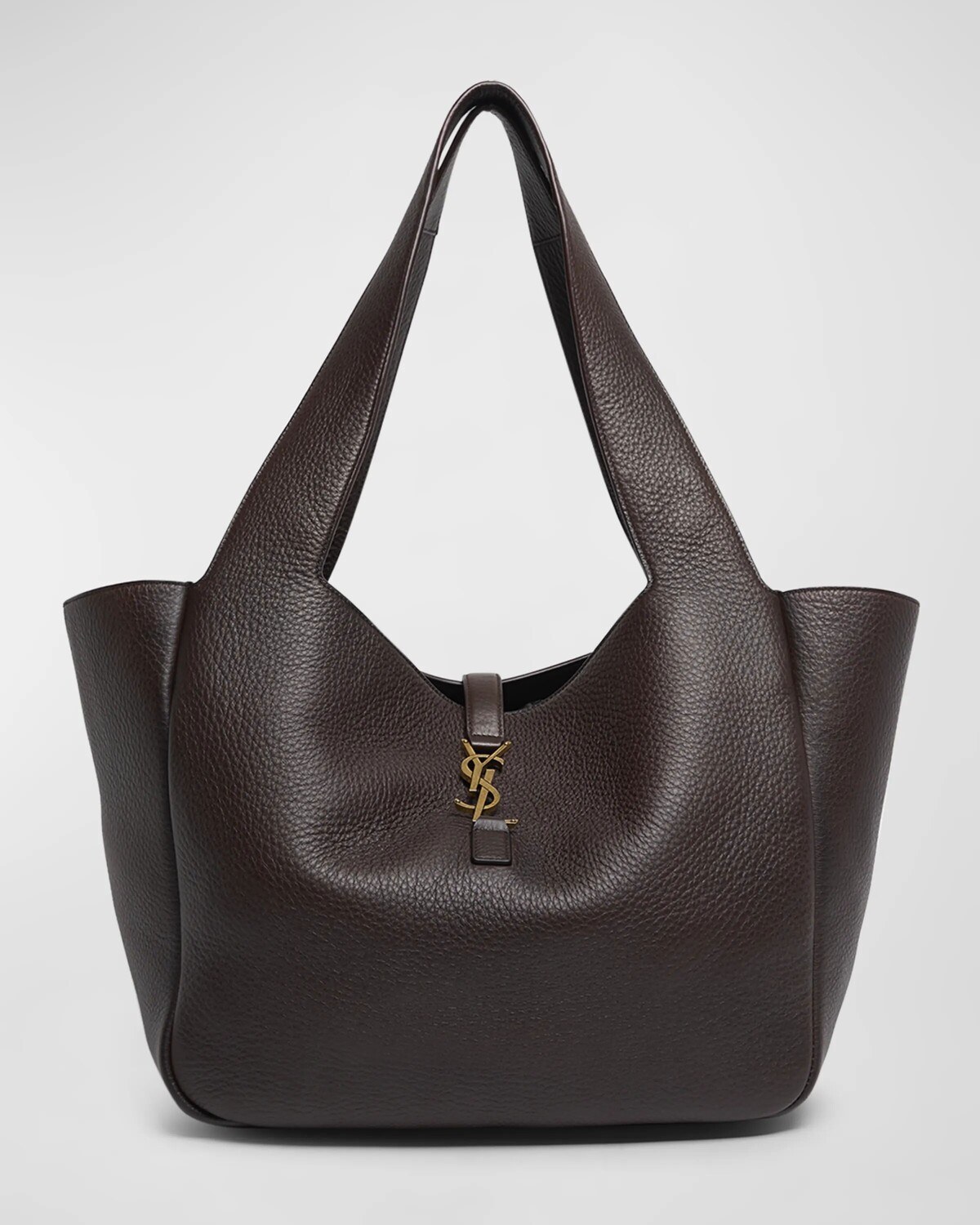 

Большая сумка Bea YSL из кожи оленя Saint Laurent, цвет Sweet Choco