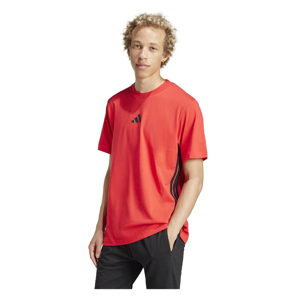 

Футболка adidas Essentials 3 Stripes Single Jersey, оранжевый