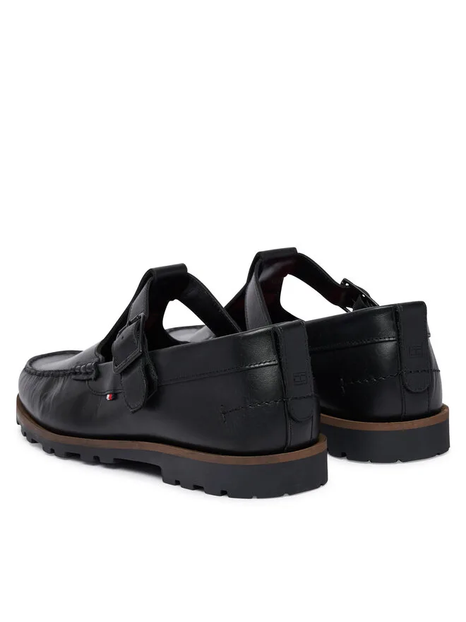 Tommy Hilfiger Лоферы Hilfiger Light Low Buckle FM0FM05846, черные — фото 3