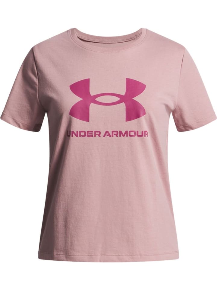 

Спортивная футболка Big Logo T-Shirt розового цвета Under Armour