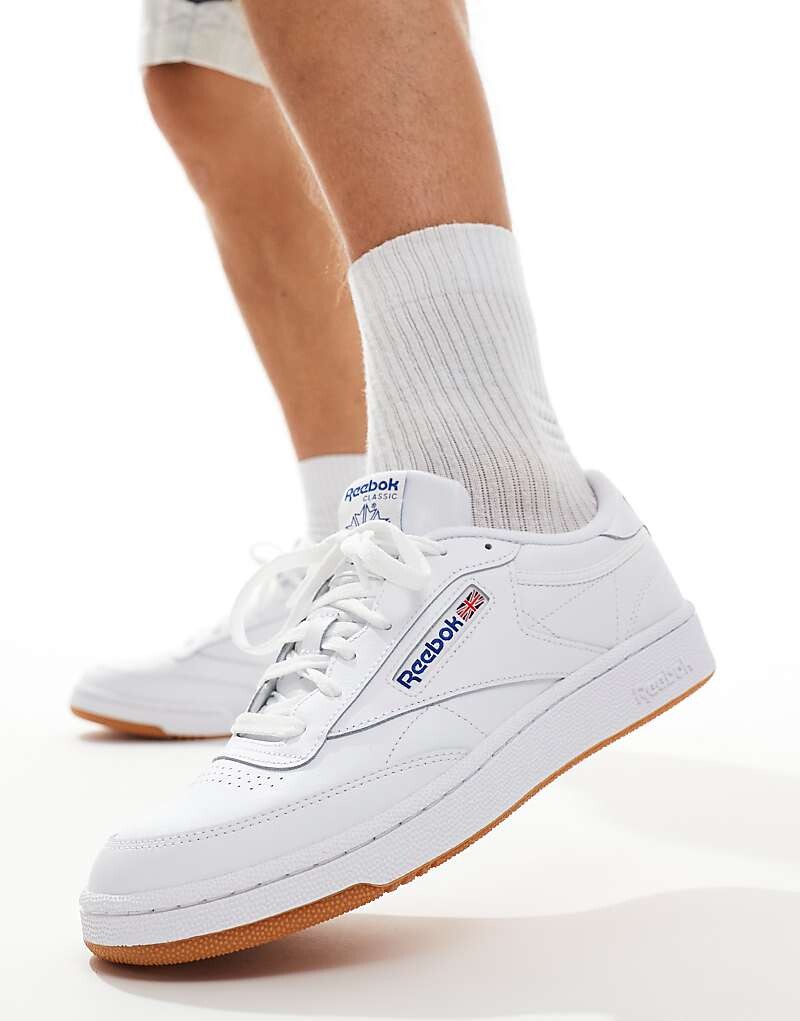 

Reebok – Club C 85 – Бело-синяя спортивная обувь, Синий, Reebok – Club C 85 – Бело-синяя спортивная обувь