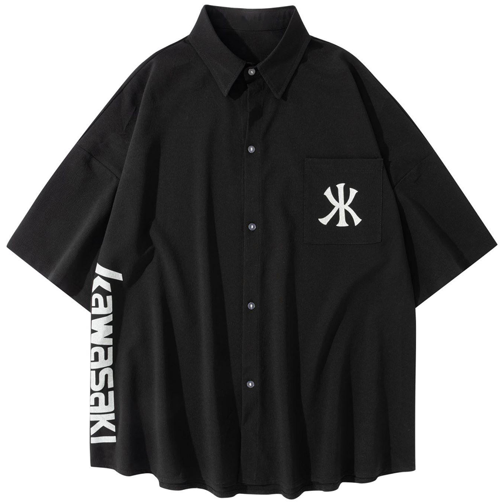 

Рубашка унисекс Kawasaki, черный