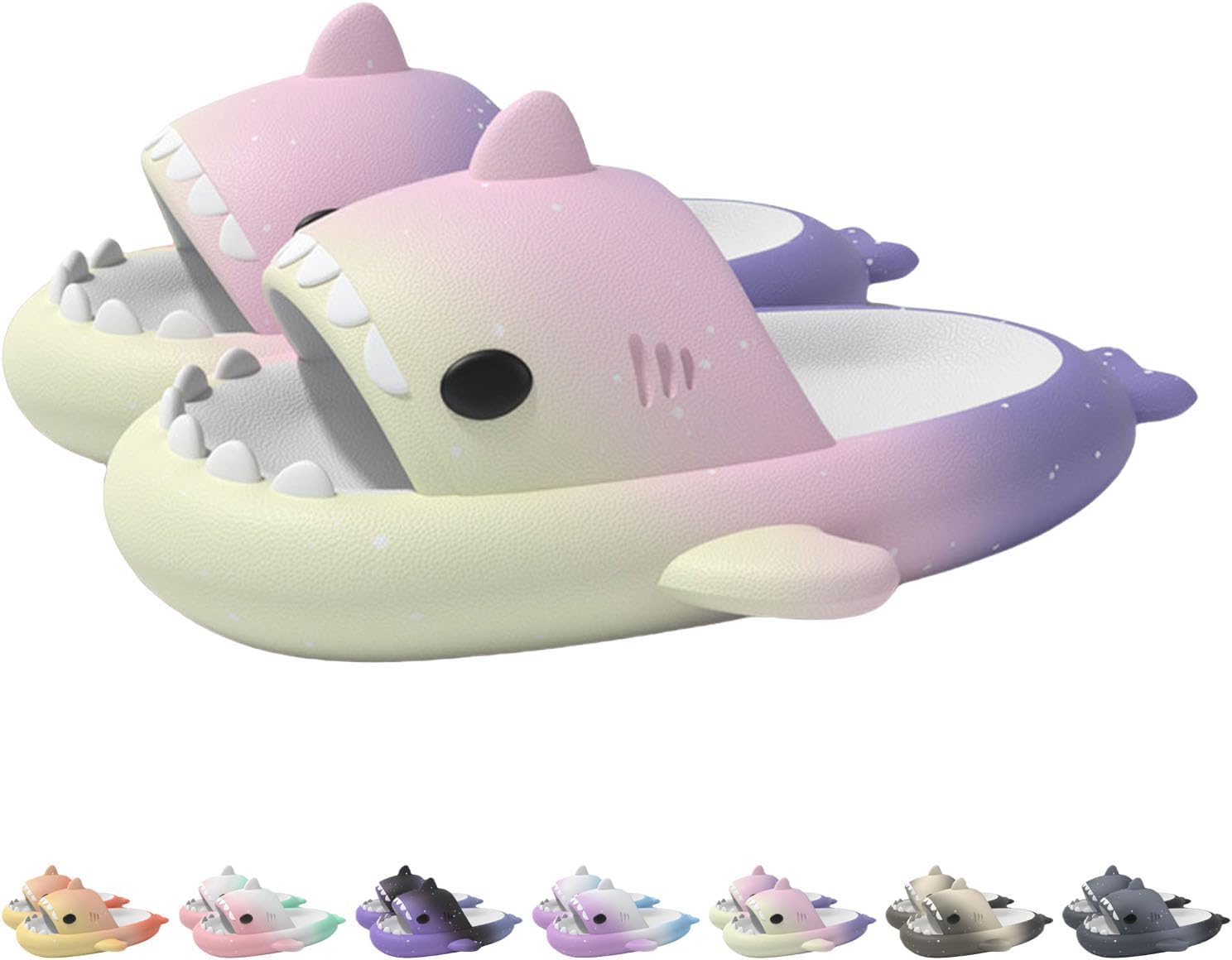 

Шлепанцы Spotted Starlight Shark, нескользящие сандалии для пляжа и дома, быстро сохнущие для душа Generic, фиолетовый