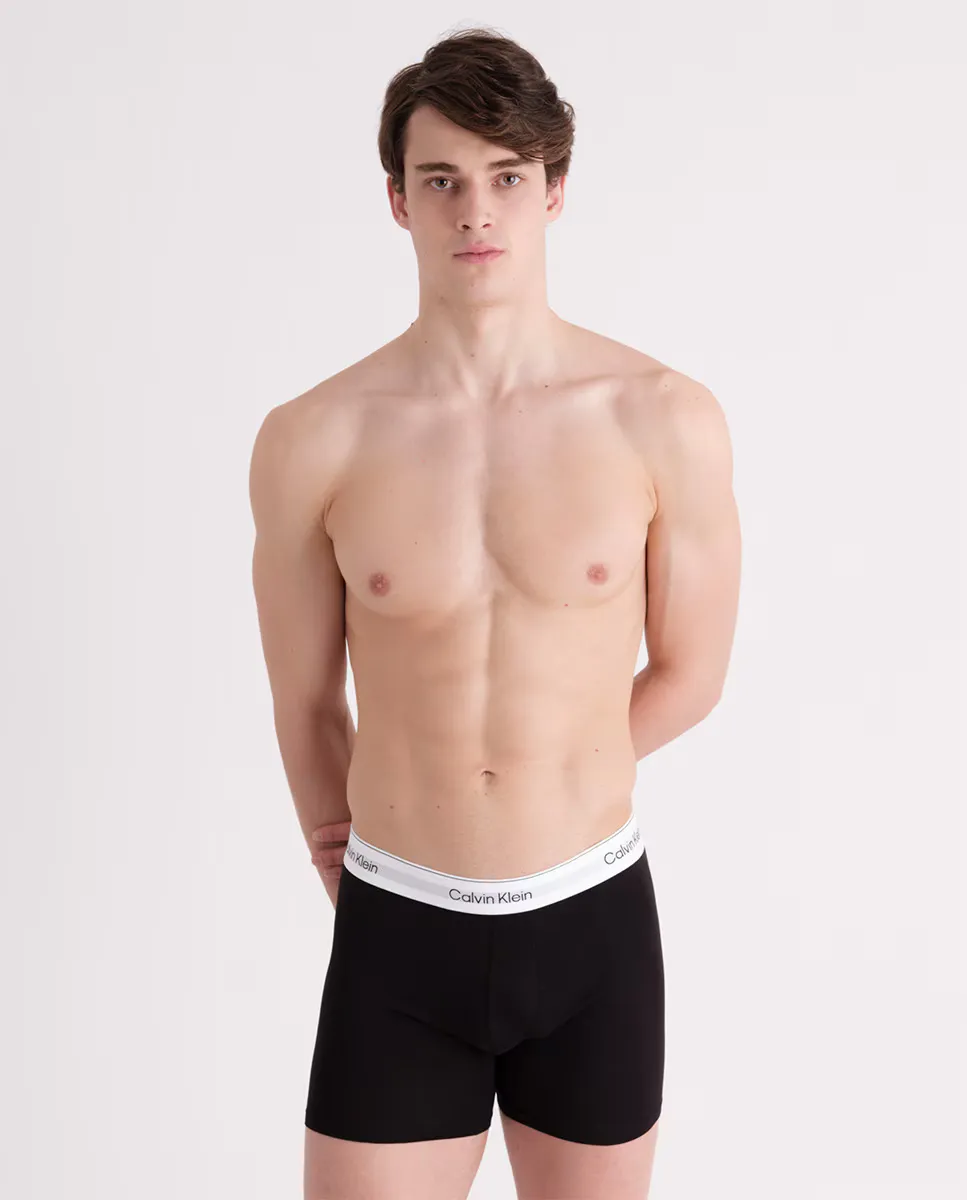 

Упаковка из 3 длинных боксеров Calvin Klein, черный