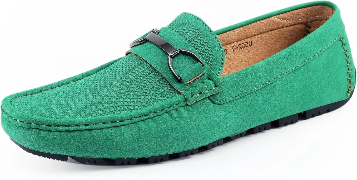 Мокасины с уздечкой из искусственной кожи, Green (Ayden) Amali